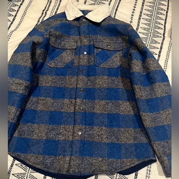 Boys Cat & Jack quilted button up sweater - Picture 1 of 4